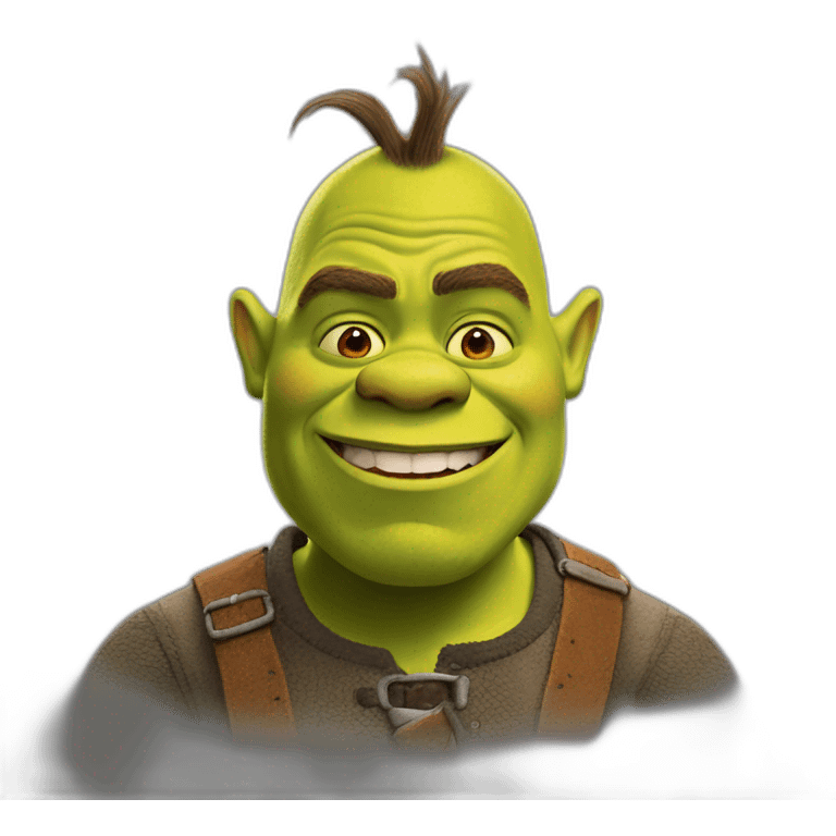 Shrek-débile emoji