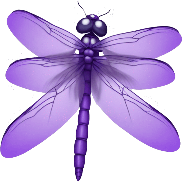 Purple dragonfly emoji