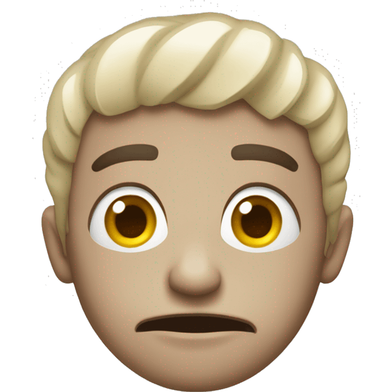 Quero a misturado emoji triste com decepção  emoji