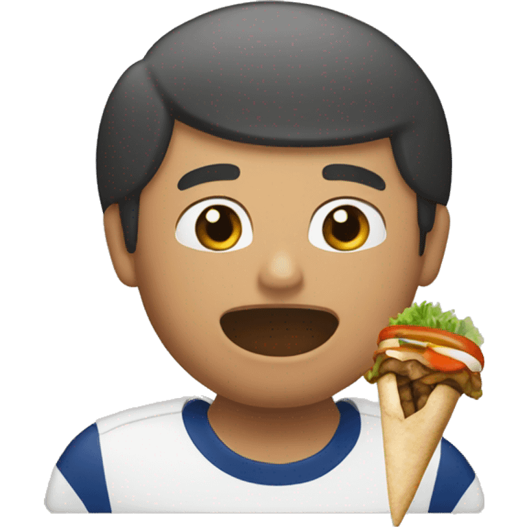 mbappé qui mange un kebab emoji