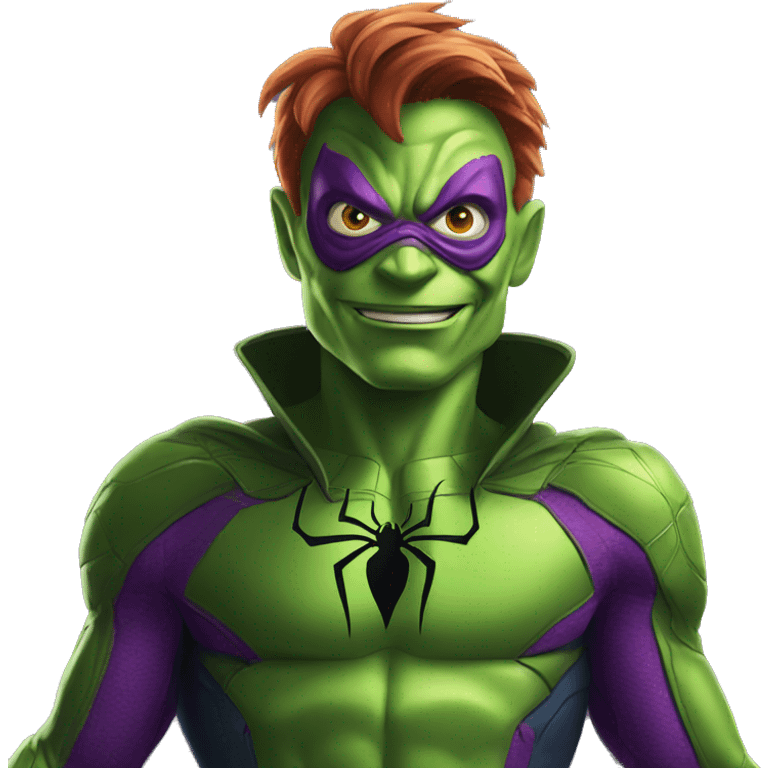 Green Goblin Spiderman emoji