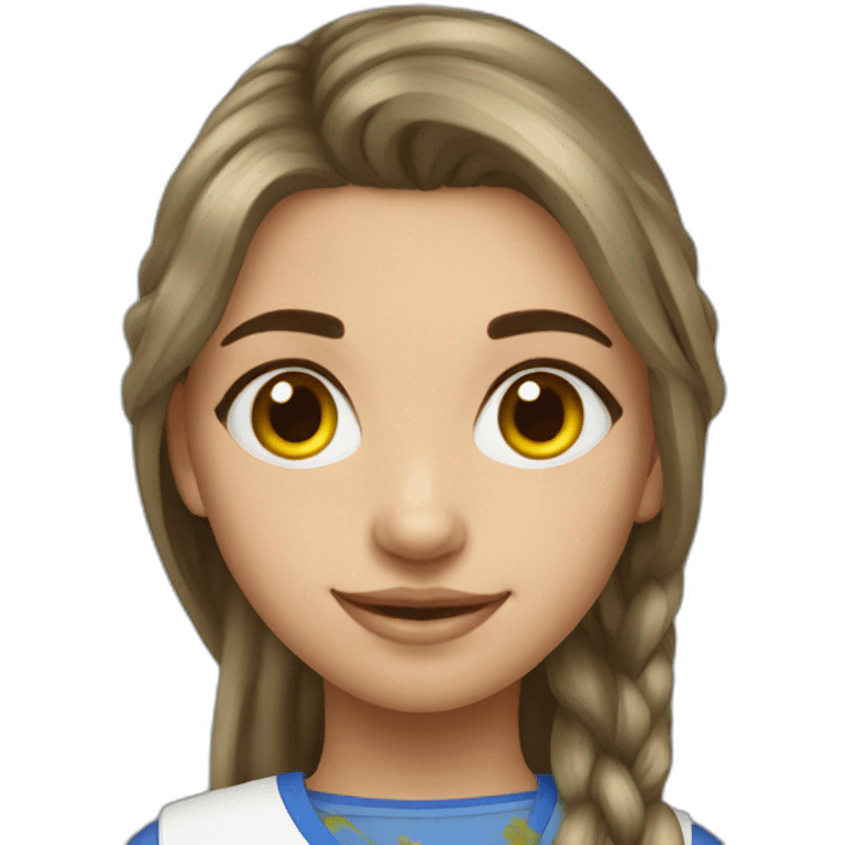 Ukraine girl emoji