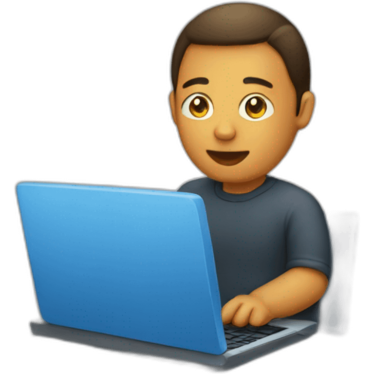 a person using laptop emoji