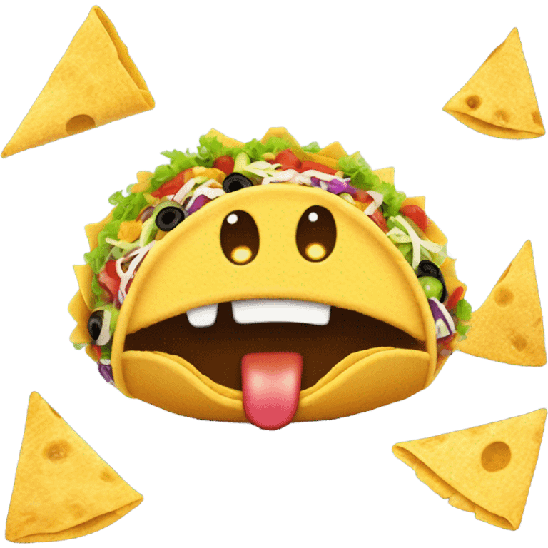 Taco monster emoji