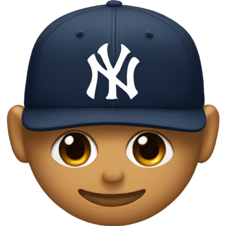 new era cap yankees with fur on the sides emoji