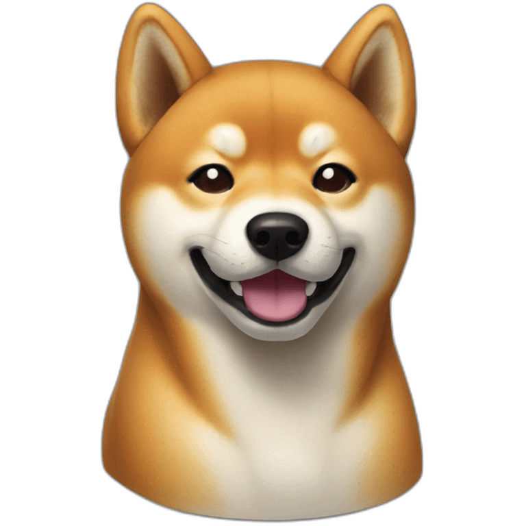 Realistic Shiba inu emoji