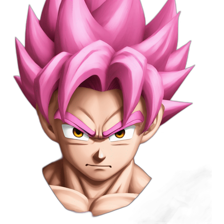 Goku black ssj rose emoji