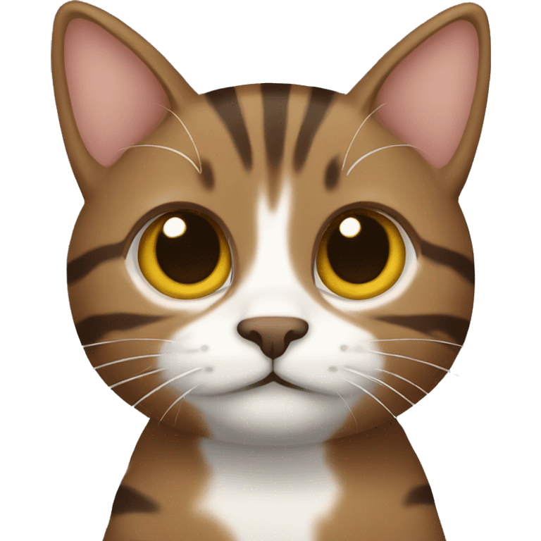 Brown tabby cat  emoji