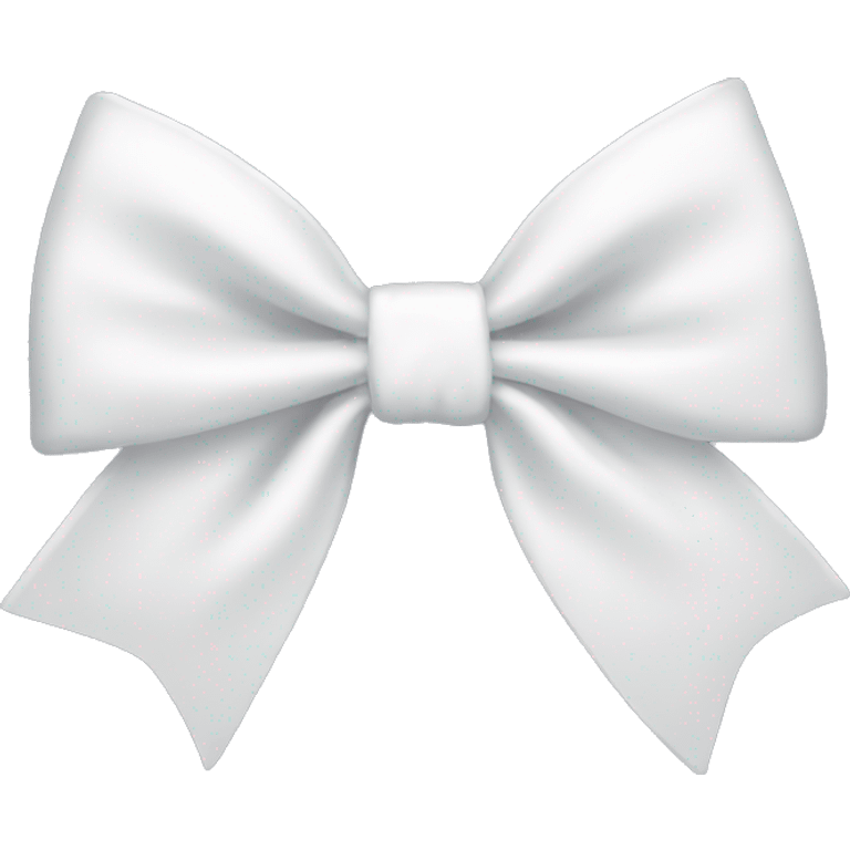 white bow emoji