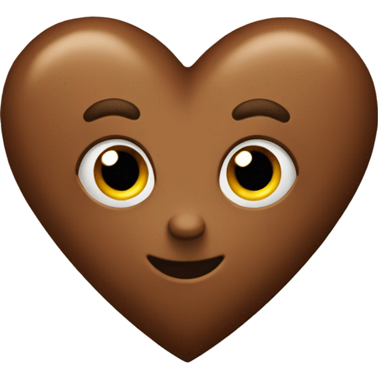 Plushy Brown Heart emoji