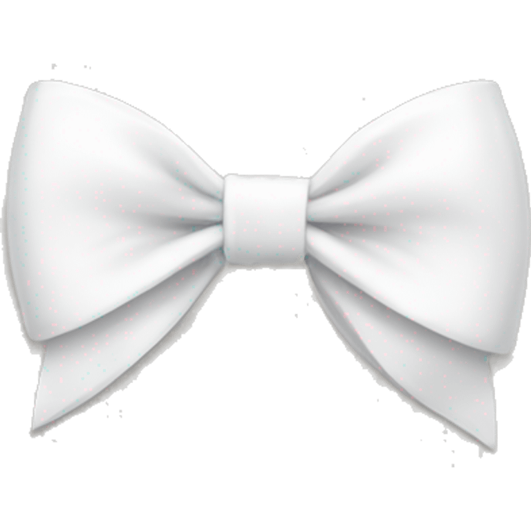 White bow  emoji