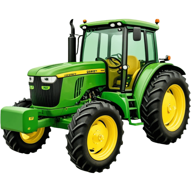 Tractor - John Deere 5055E (Model Year: 2021) (Iconic colour: Green with yellow) emoji