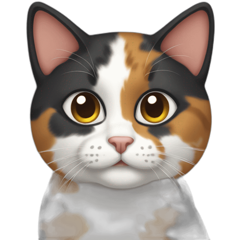 Calico Cat Meowscles emoji