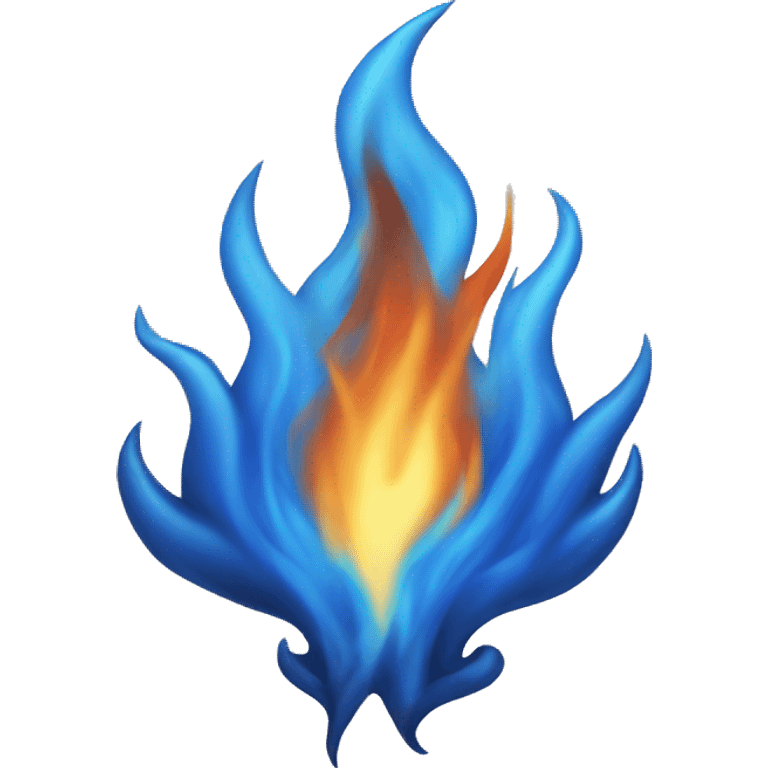 blue fire emoji