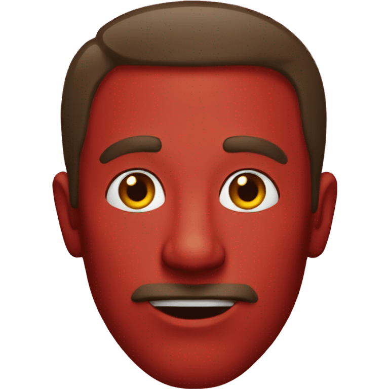 Red man emoji