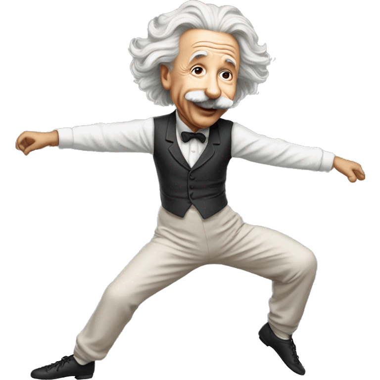 dancer albert einstein dance emoji