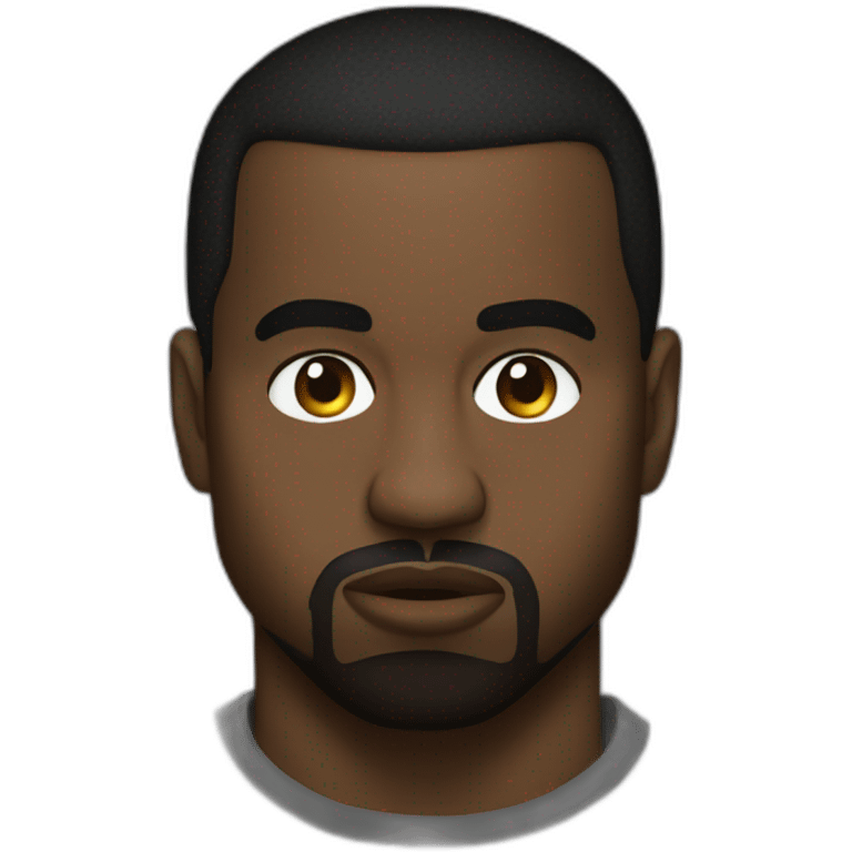 kanye west face emoji