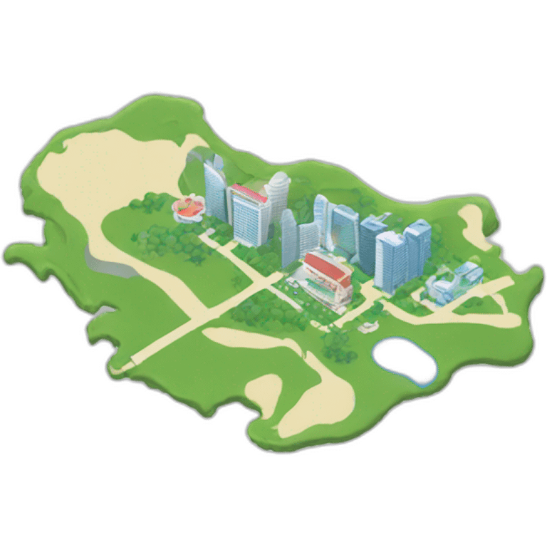 Map of Singapore emoji