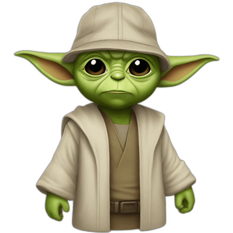 Yoda avec casquette emoji