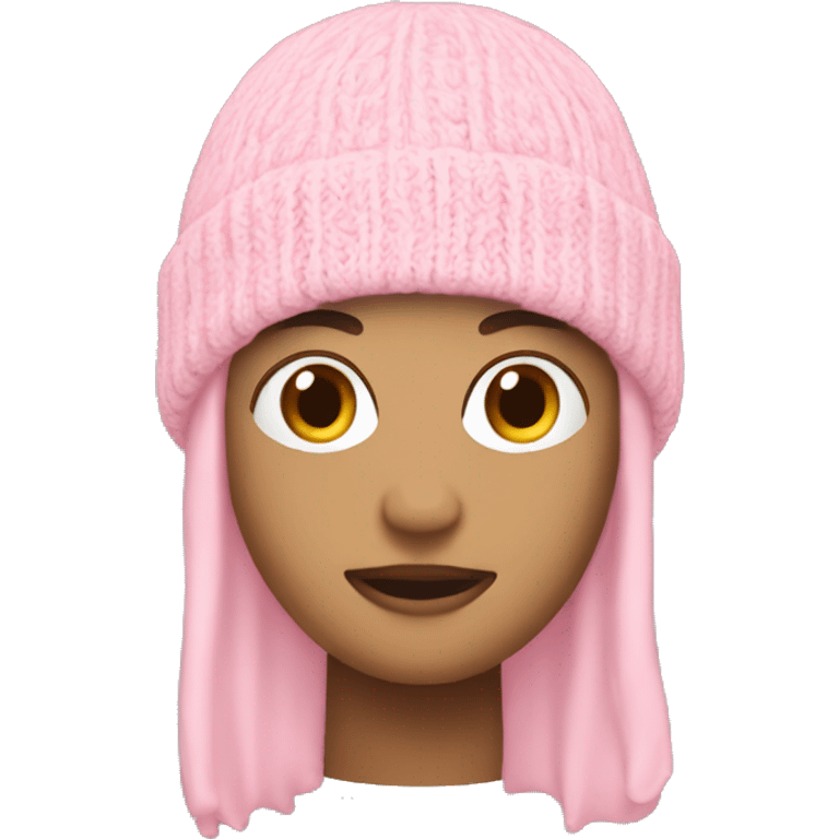 Light pink beanie no head or body emoji