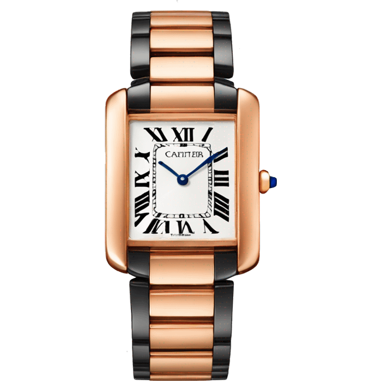 Cartier tank watch emoji