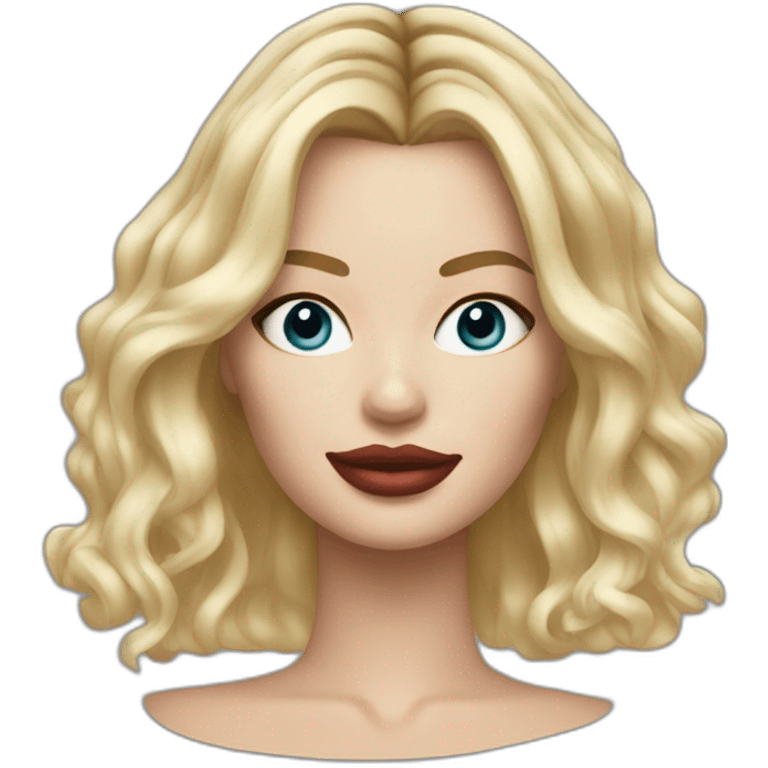 margot robbie with blonde hair emoji