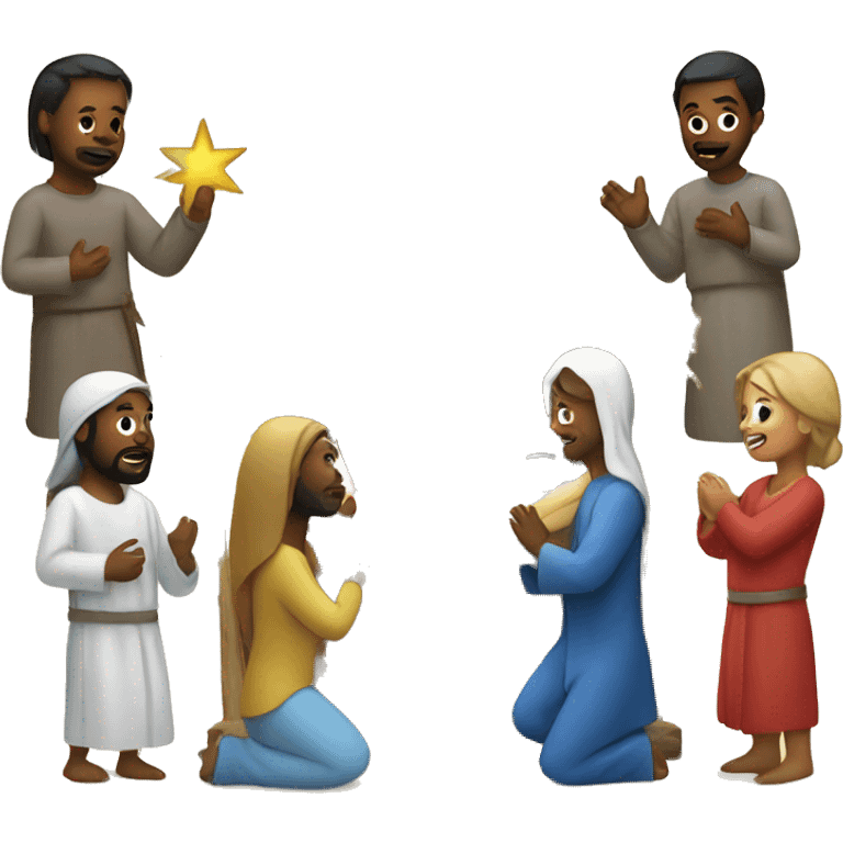 Christian nativity  emoji