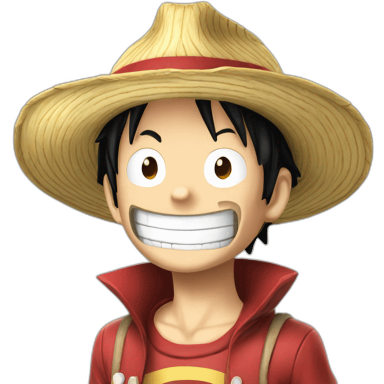 luffy does gum gum pistol emoji