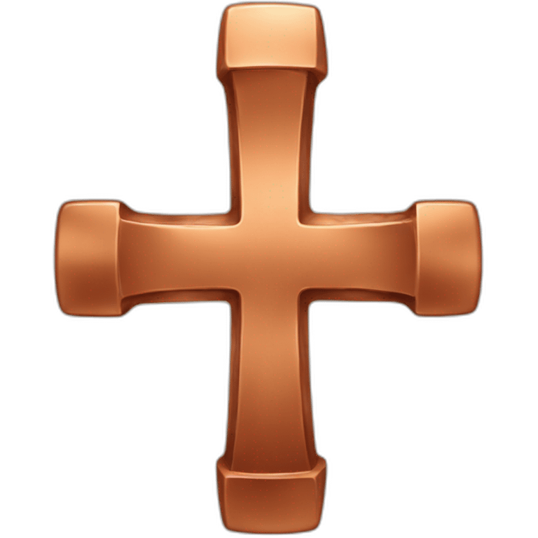 copper CROSS emoji