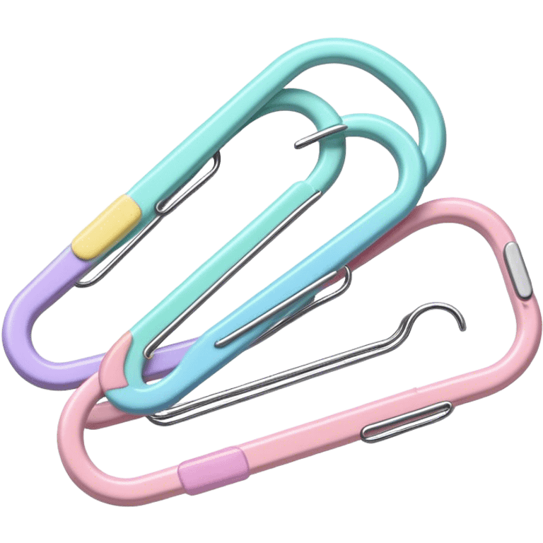 pastel paper clip emoji