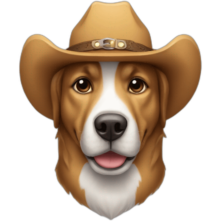 dog-wearing-cowboy-hat emoji