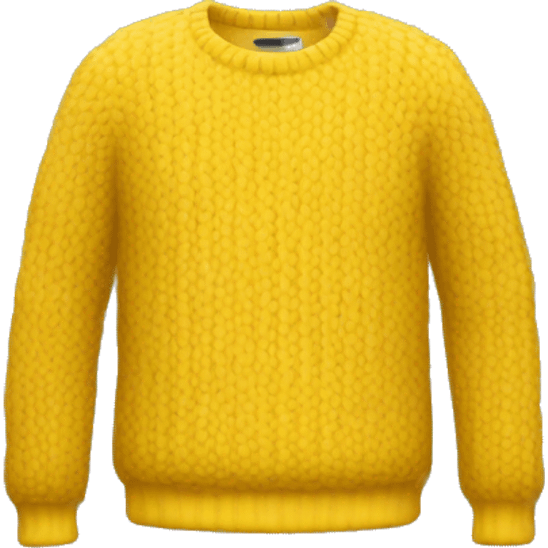 yellow sweater emoji