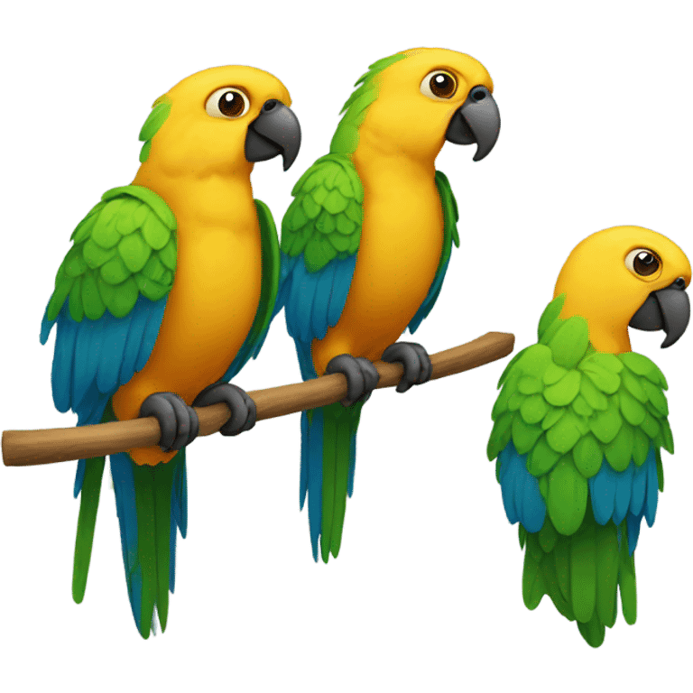 Parrots  emoji