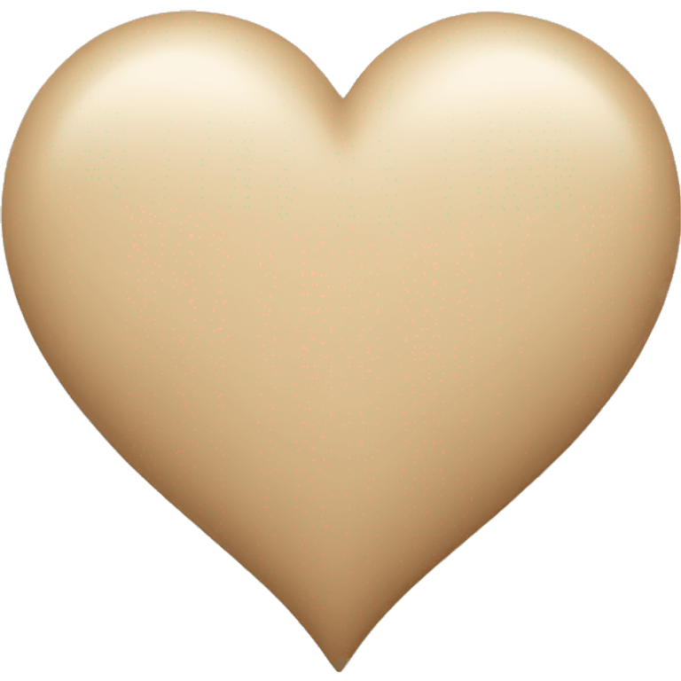 Beige Heart  emoji