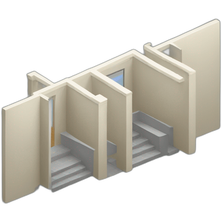 corridor isometric emoji