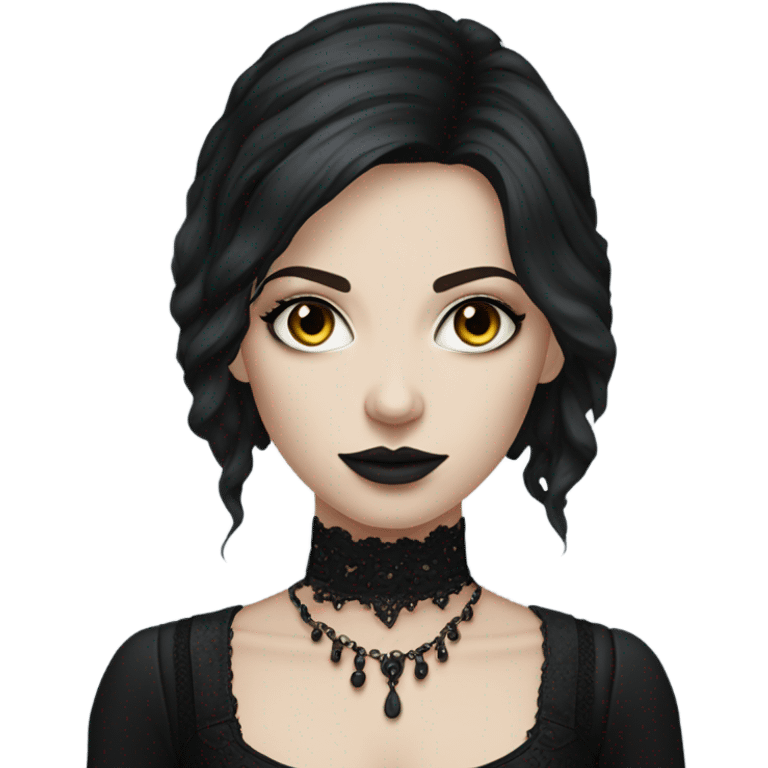 Goth emoji