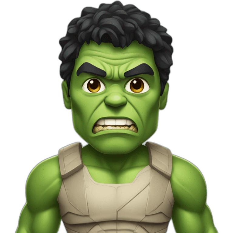 hulk in jedi outfit emoji