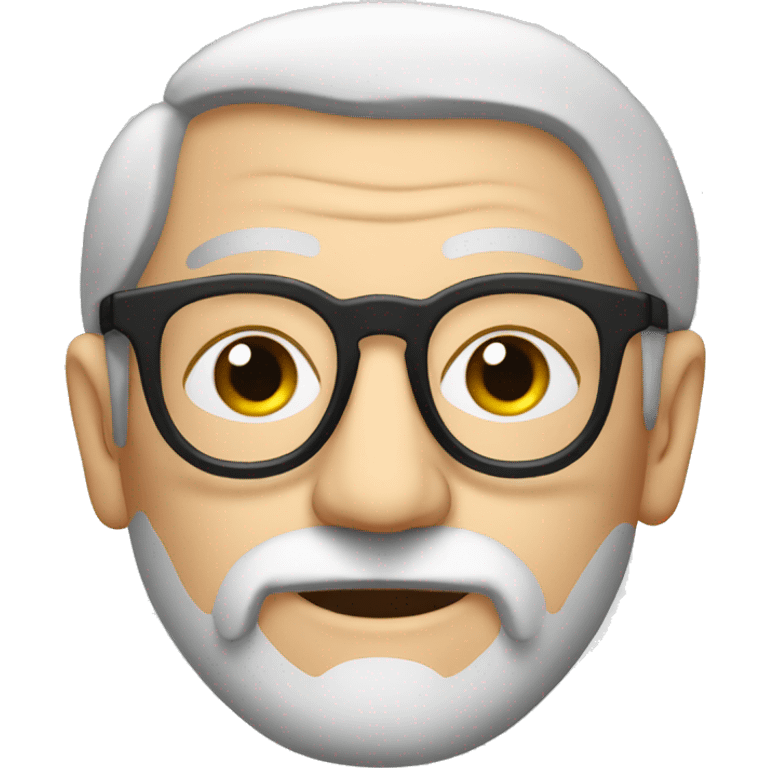 Freud glasses emoji