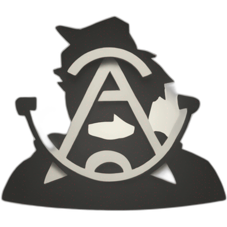 Symbole anarchisme emoji