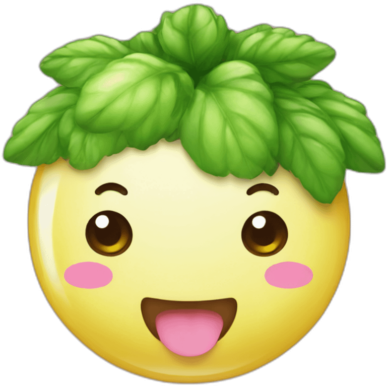 tamagochi feliz vegetariano emoji