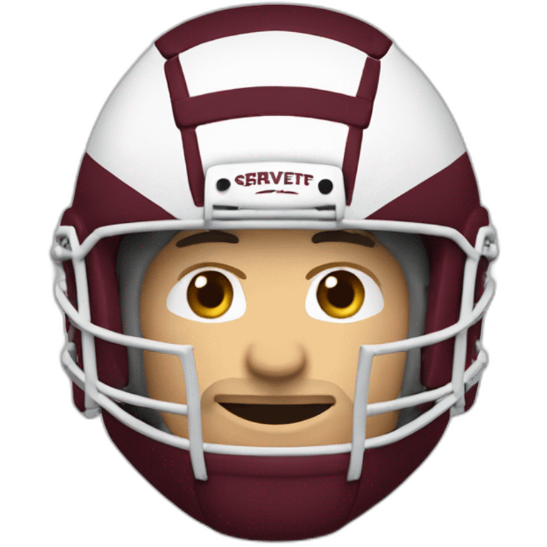 Rugbyman qui porte le logo du Servette rugby club  emoji