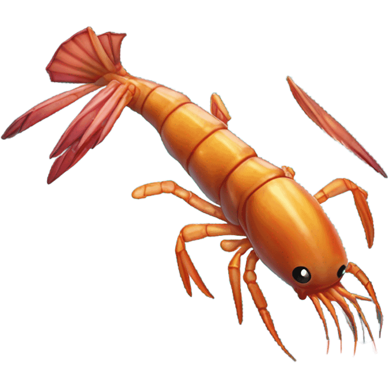 pistol shrimp super hero emoji