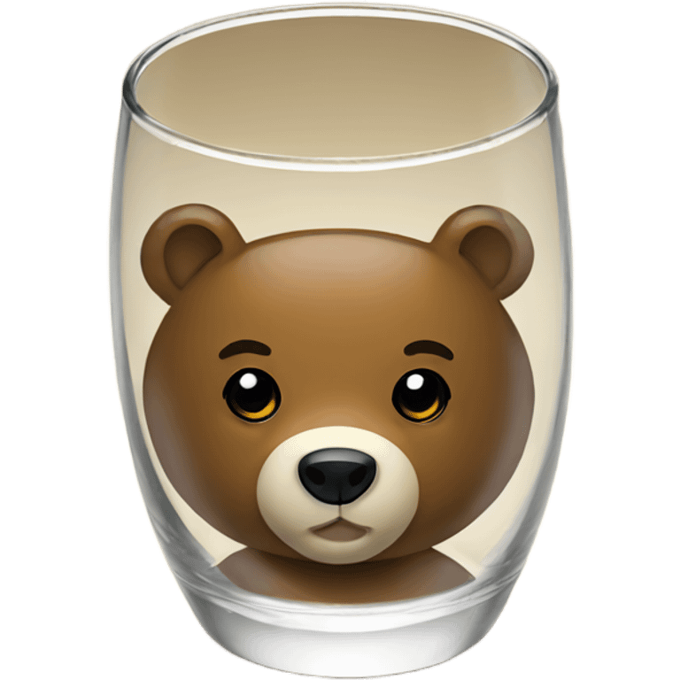 Bear glass emoji