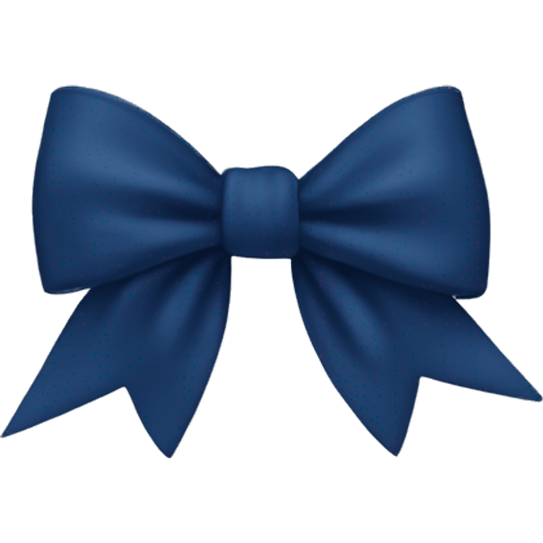 Navy blue bow  emoji