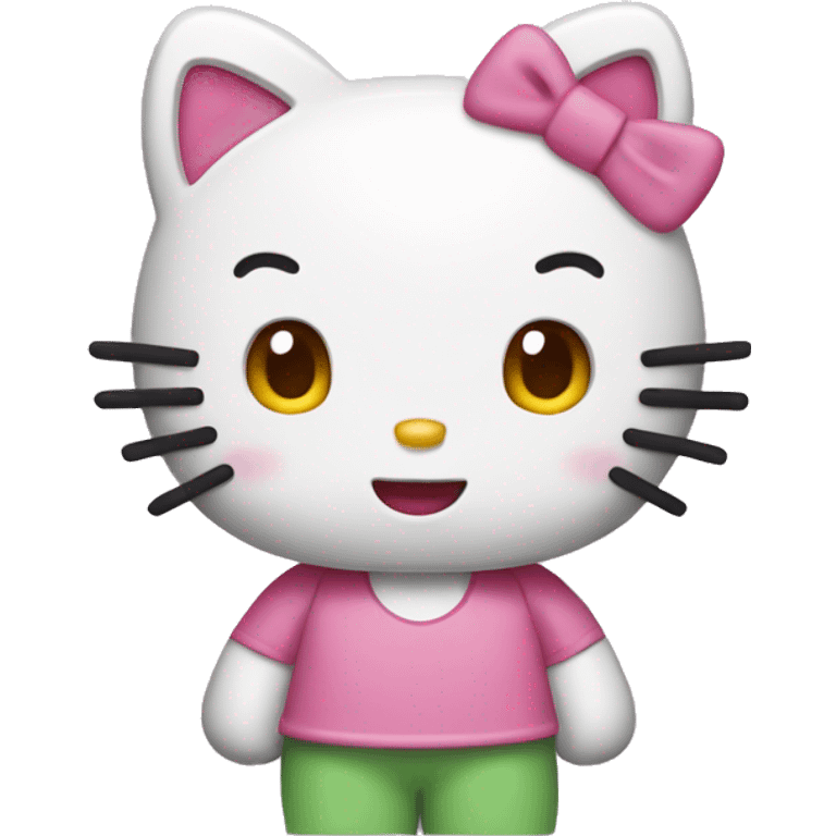 standing hello kitty emoji  emoji