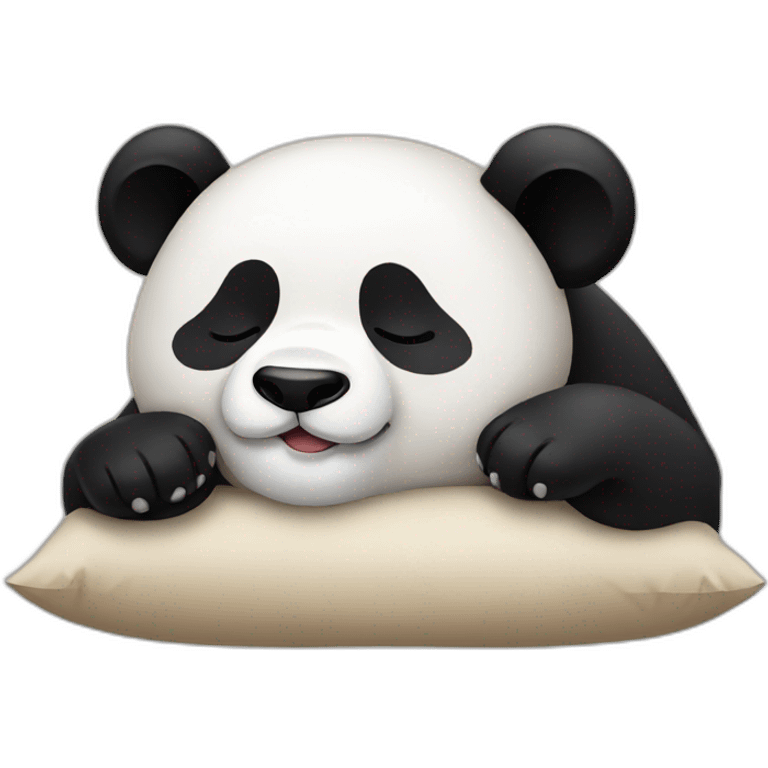 sleeping panda emoji