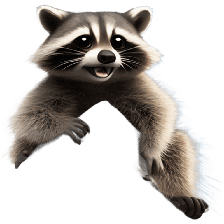 Racoon on cn tower  emoji