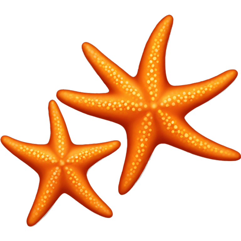 starfish orange color emoji