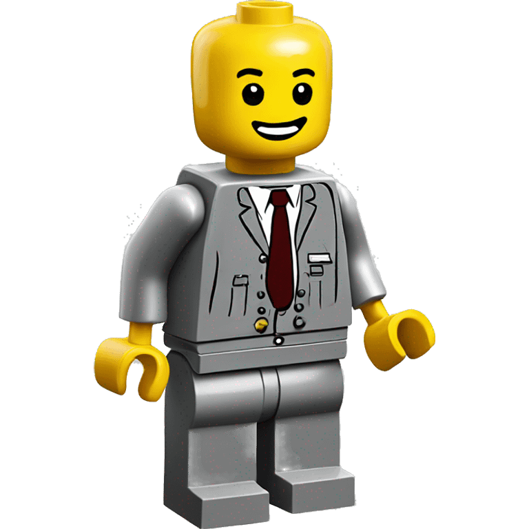 Lego man playing emoji