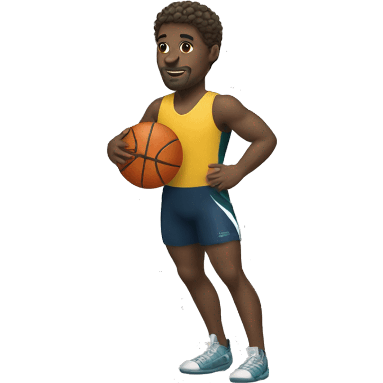 Swimmer basketball player emoji